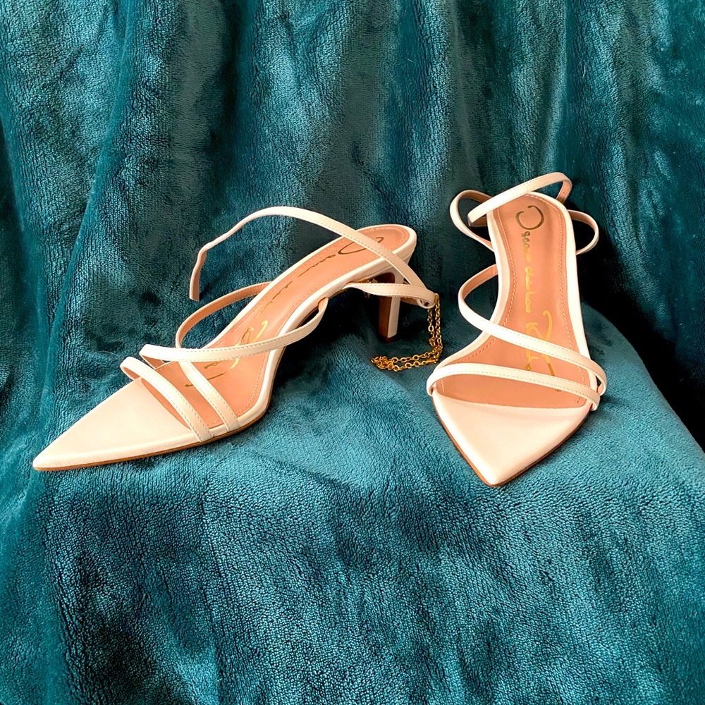 2020 Oscar de la Renta Asymmetrical Sandals